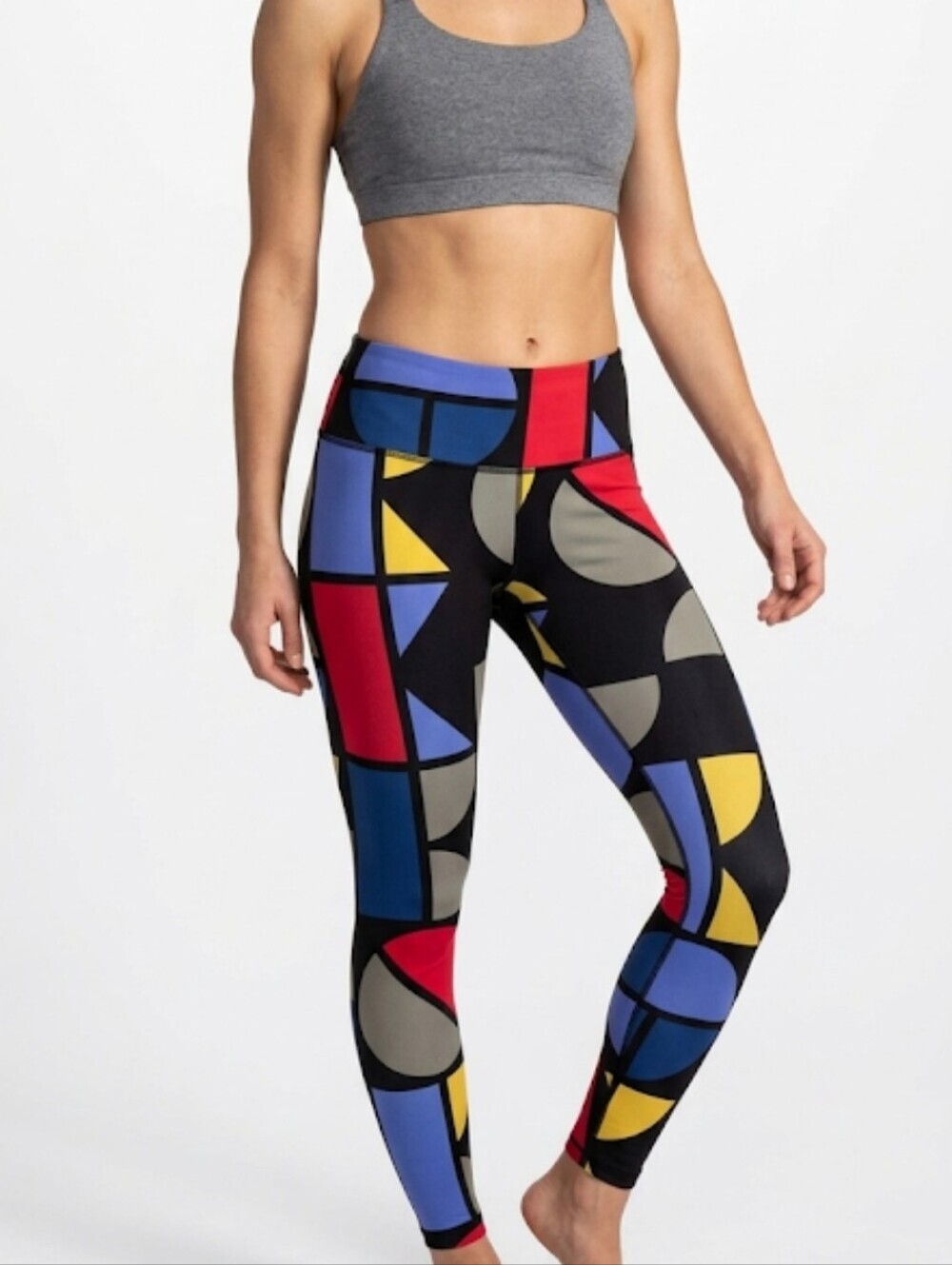 Brooks Geometric Leggings Women's Sz Small Athletic wear, Running Exercise Yoga